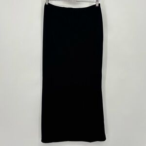 Reformation full length Black maxi skirt pull on long goth witchy Medium